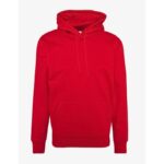 Red Basic Fleece Hoodie