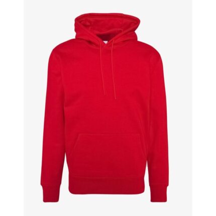 Red Basic Fleece Hoodie