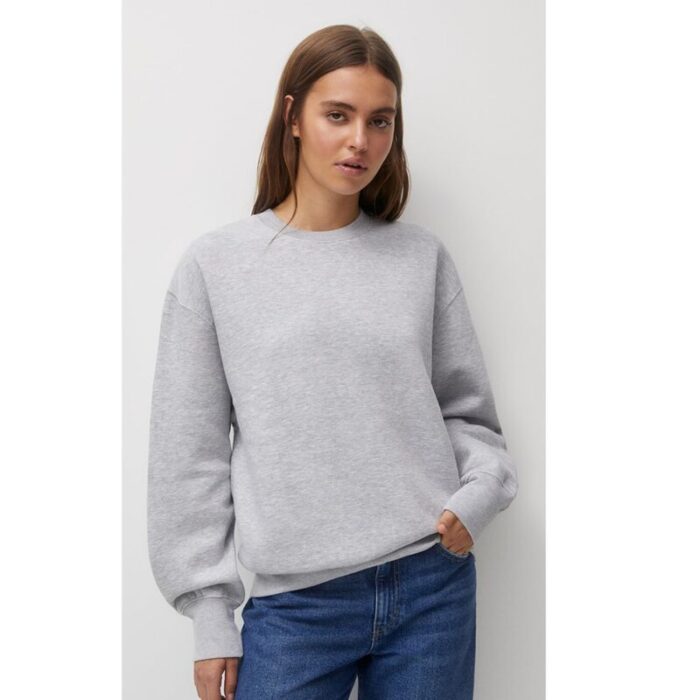 Heather Grey Basic Crewneck Sweatshirt