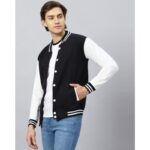 Sm Black and White Varsity Baseball Jacket