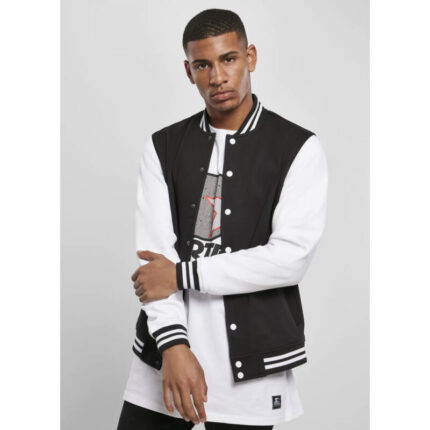 Sm Black and White Varsity Baseball Jacket