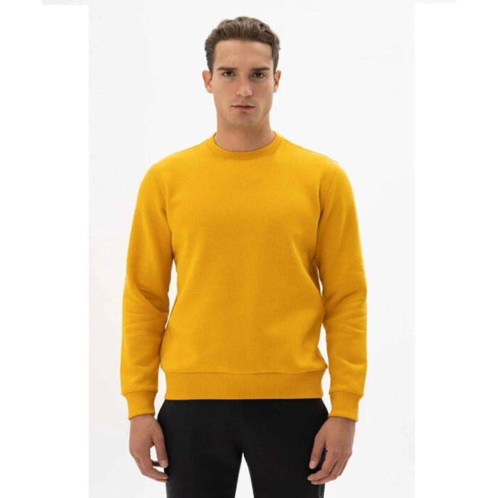 SM Mustard Basic Crewneck Sweatshirt