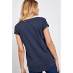 Navy Basic Round Neck T-Shirt