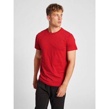 SM Red Basic Round Neck T-Shirt