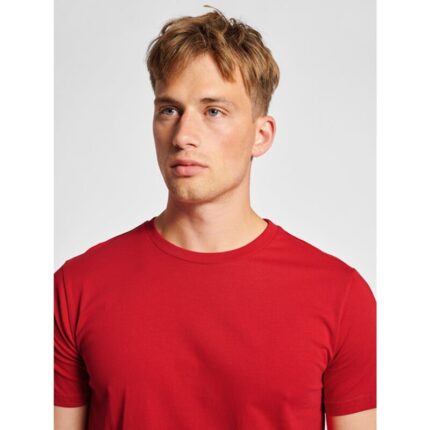 SM Red Basic Round Neck T-Shirt