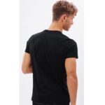 SM Black Basic Round Neck T-Shirt