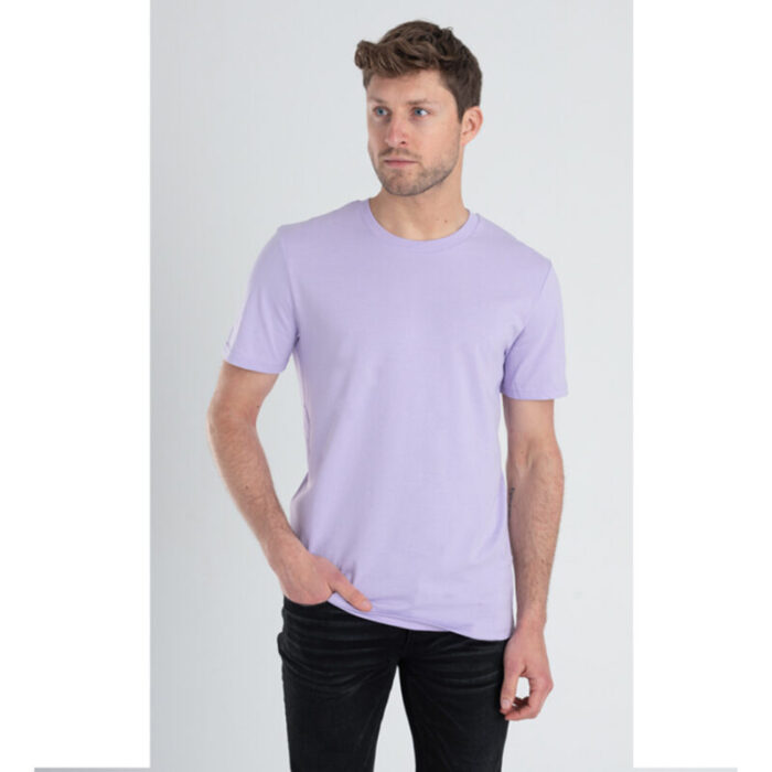 SM Lilac Basic Round Neck T-Shirt