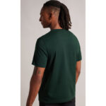 SM Bottle Green Basic Round Neck T-Shirt