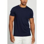 SM Navy Basic Round Neck T-Shirt