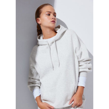 Off White Basic Kangaroo pocket Hoodie