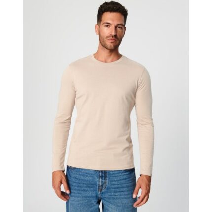 SM Dust Basic Round Neck Long Sleeves T-Shirt