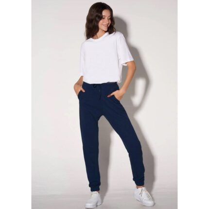 P&B Navy Interlock Skinny Jogging Trouser