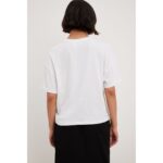 White Oversized Basic Round Neck T-Shirt