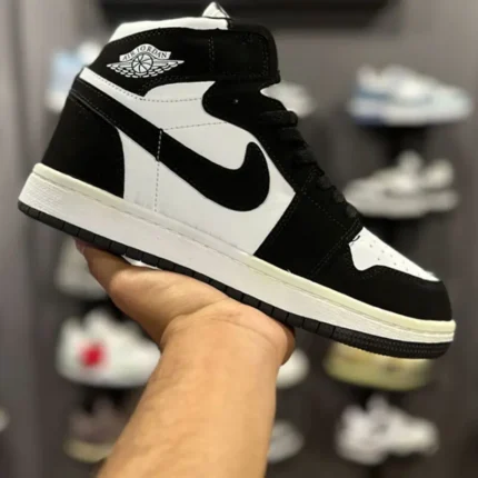 AJ-1 BLACK & WHITE PANDAA HIGH TOPS PREMIUM