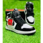 AJ-1 (SHINE BLACK & WHITE) HIGH TOPS (PREMIUM BATCH)