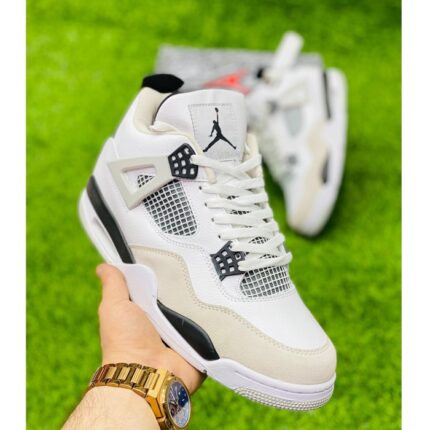 AJ-4 RETRO MILITARY WHITE (PREMIUM BATCH)