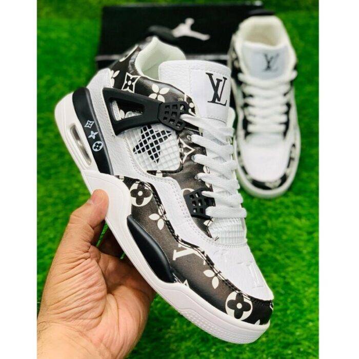 A-JORDAN LOUIS VUITTON BLACK WHITE SPECIAL EDITION