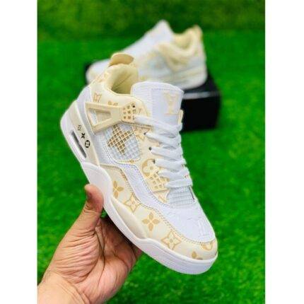 A-JORDAN LOUIS VUITTON WHITE CREAM SPECIAL EDITION