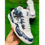 A-JORDAN LOUIS VUITTON NAVY WHITE SPECIAL EDITION