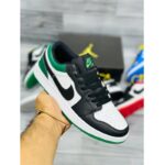 NIKE AIR JORDAN DUNK LOW GREEN BLACK WHITE