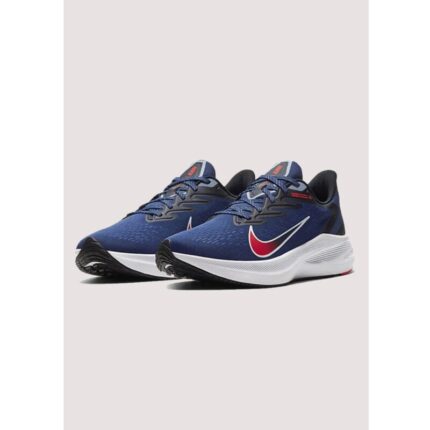 NIKE AIR MAX ZOOM WINFLO 7 GREY NAVY RUNNER