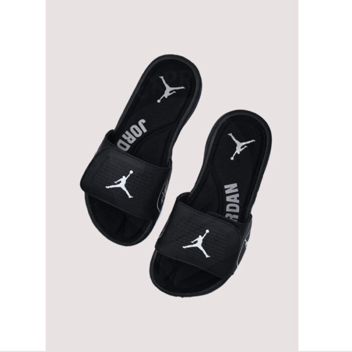 AIR JORDAN BLACK COMFORT SLIPPERS