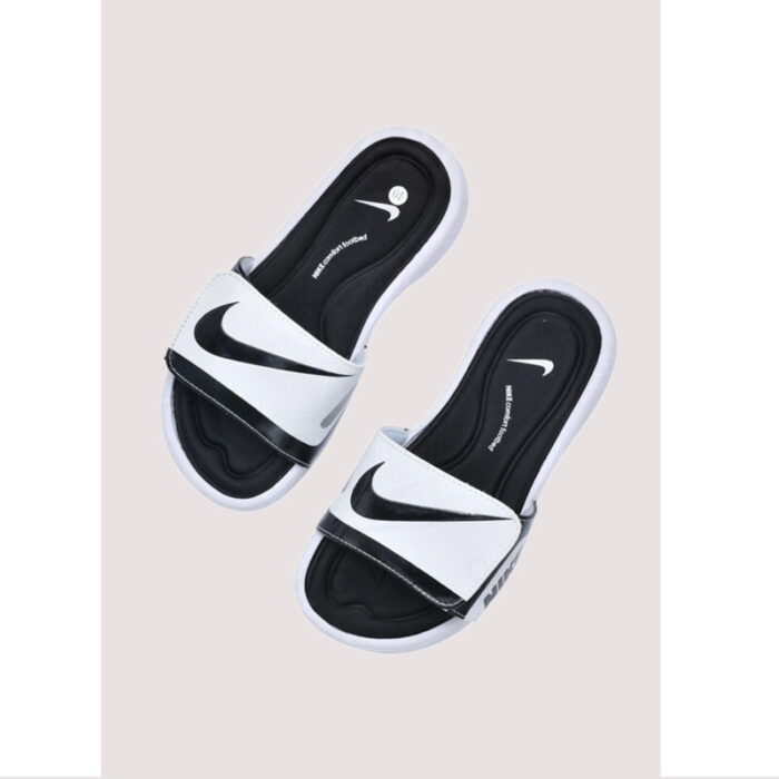 NIKE PREMIUM WHITE COMFORT SLIPPERS