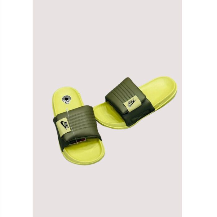 NIKE OFFCOURT OLIVE GREEN ADJUST SLIDE REVIVE FOAM