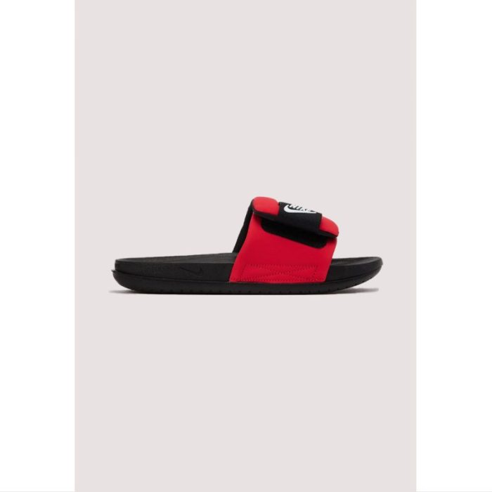 NIKE OFFCOURT RED & BLACK ADJUST SLIDE REVIVE FOAM