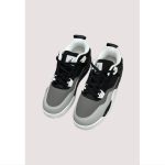 AIR JORDAN RETRO 4 GREY-BLACK (PREMIUM QUALITY)