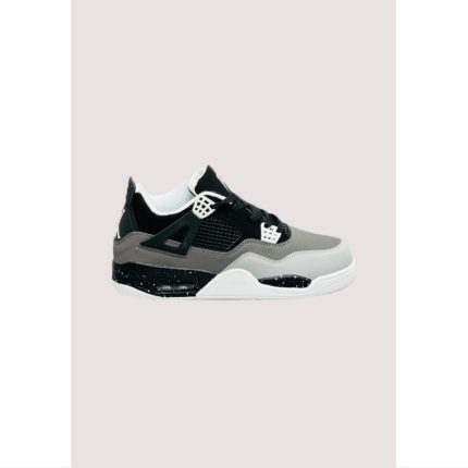 AIR JORDAN RETRO 4 GREY-BLACK (PREMIUM QUALITY)