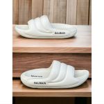 BALMAIN FULL CREAM TRIPLE LAYER QUILTED SLIDES