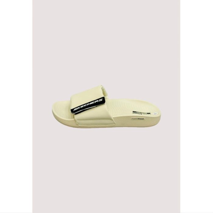 SKECHERS CREAM HYPER BURST SOFT SLIDE D1 (PREMIUM-QUALITY)