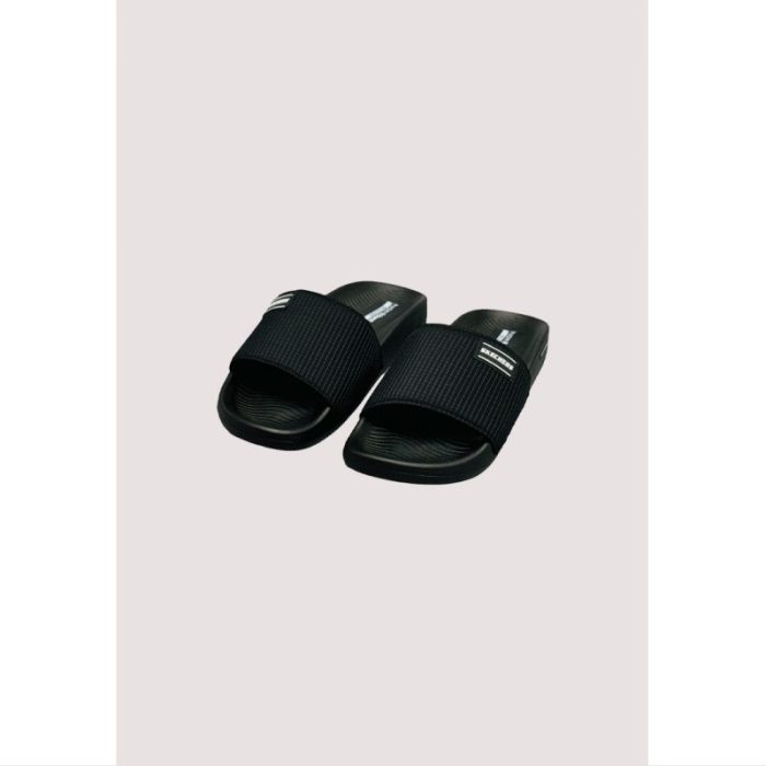 SKECHERS BLACK HYPER BURST SOFT SLIDE D2 (PREMIUM-QUALITY)