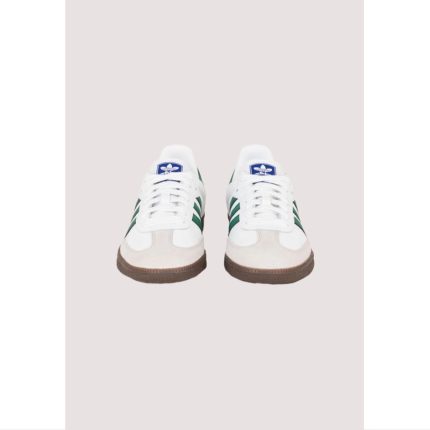 ADIDAS SAMBA OG CLOUD WHITE-GREEN VEGAN SHOES