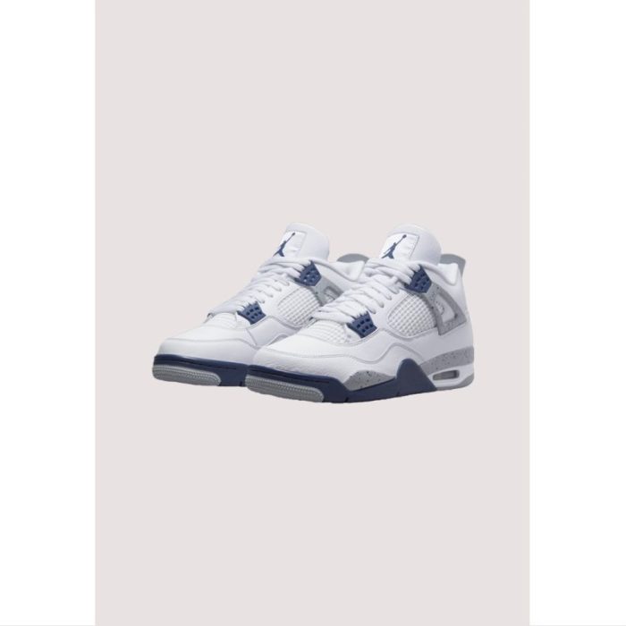 AIR JORDAN RETRO 4 MIDNIGHT NAVY-WHITE