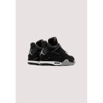 AIR JORDAN RETRO 4 BLACK GREY CANVAS