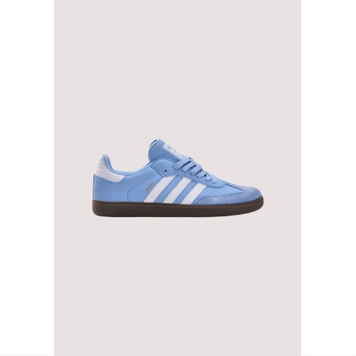 ADIDAS SAMBA VEGAN BLUE WHITE SHOES