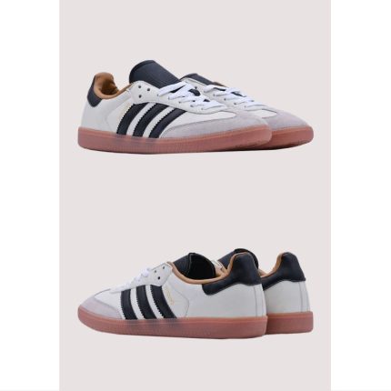 ADIDAS SAMBA OG JJJJOUND WHITE-BLACK STRIPE SHOES