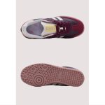ADIDAS SAMBA OG MAROON GOLD METALLIC SHOES
