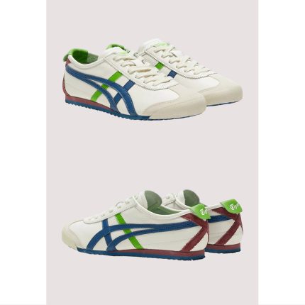 ONITSUKA TIGER MEXICO 66 CREAM MAKO BLUE GREEN MAROON