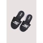 SKECHERS GO WALK S LOGO GOGA MAT BLACK