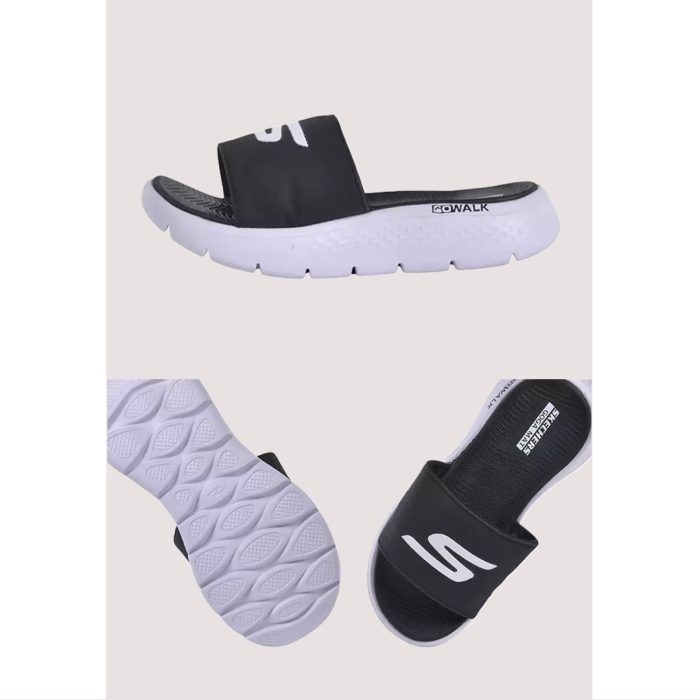 SKECHERS GO WALK S LOGO GOGA MAT BLACK