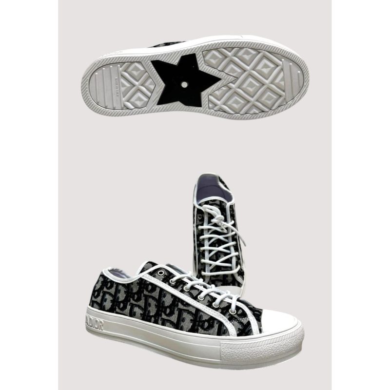 CHRISTIAN DIOR GREY WHITE LOW TOP