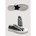 CHRISTIAN DIOR BLACK WHITE LOW TOP